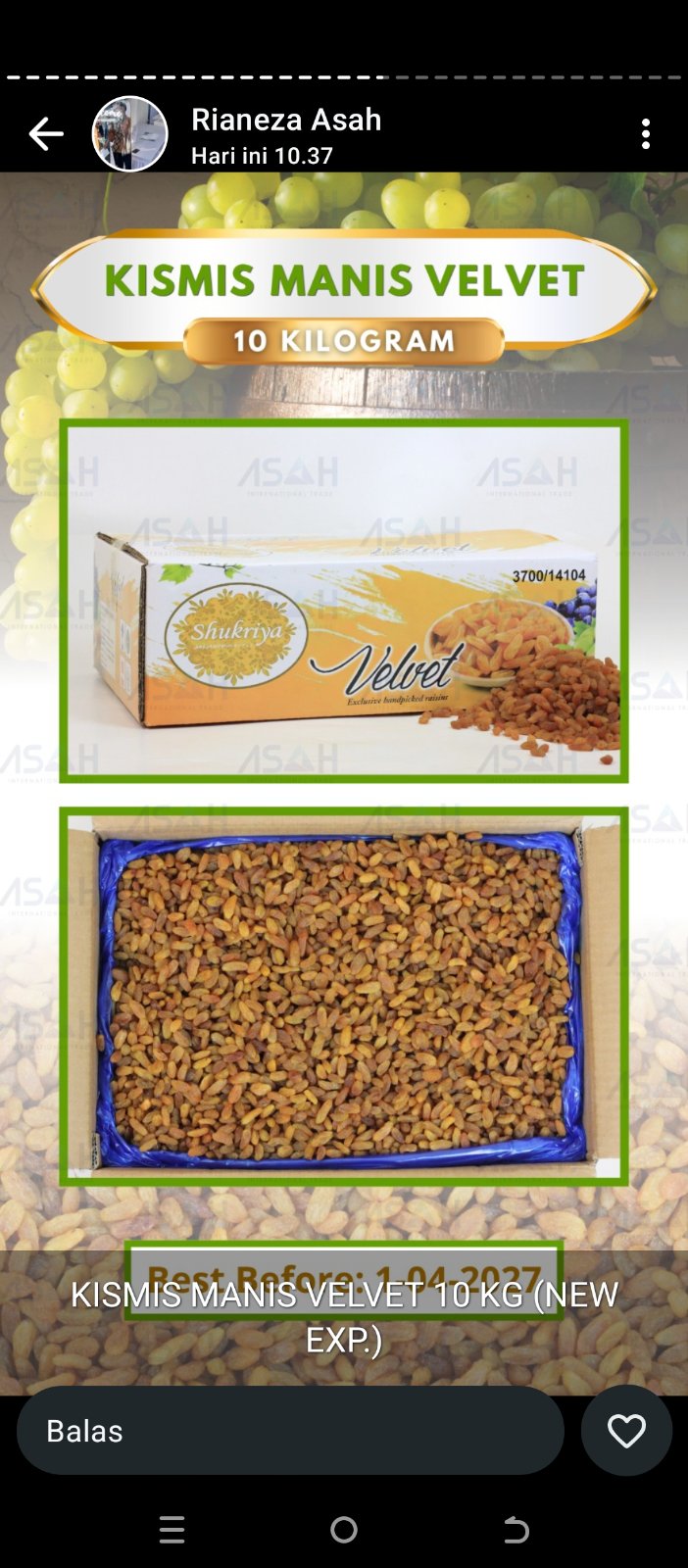 Kismis 10kg